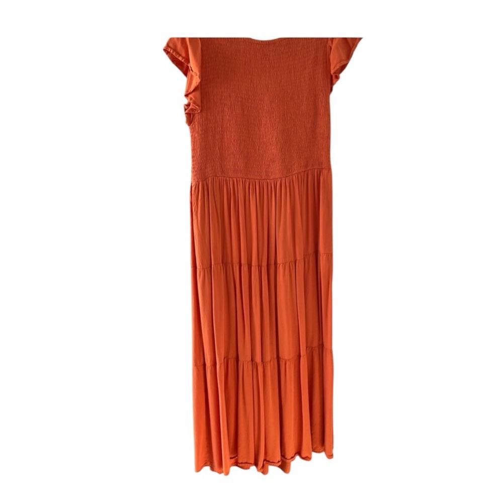 Orange Maxi Dress - Picture 3 of 4